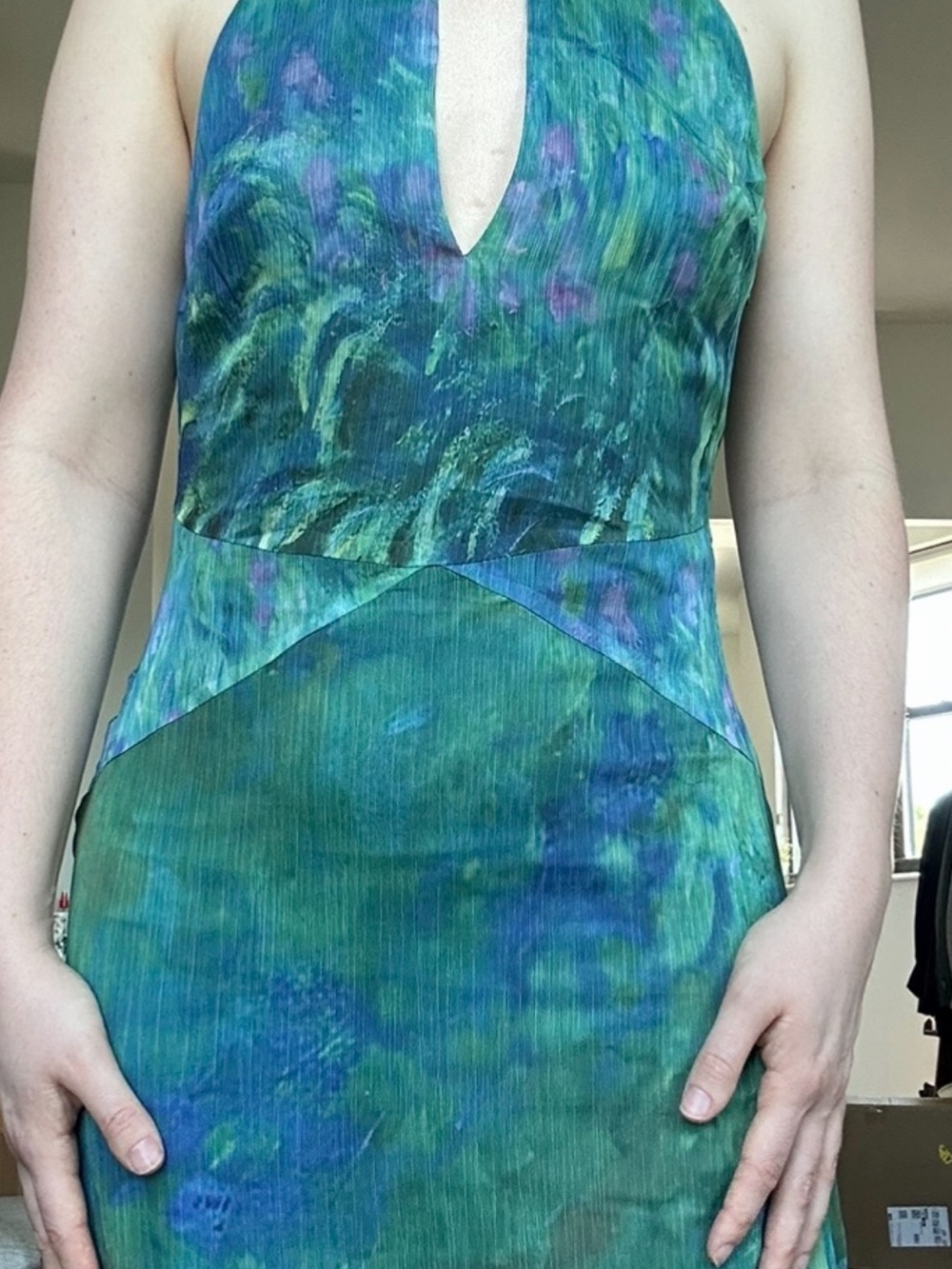 Yellow The Label Monet Dress Irises - Picture 6 of 8